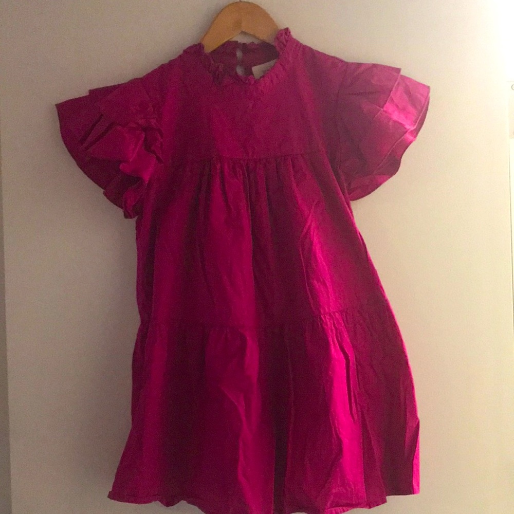 Anthropologie pink blouse
